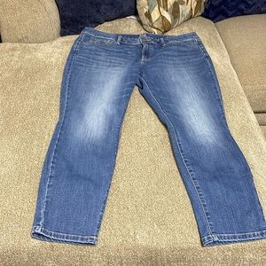 a.n.a skinny ankle jeans like new size 16p